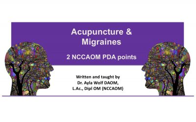 Acupuncture & Migraines – ONLINE COURSE